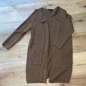 J. Crew long brown cardigan